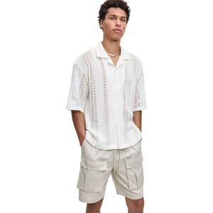 Mode Of One Mens Relaxed Button Up Shirt, NWT